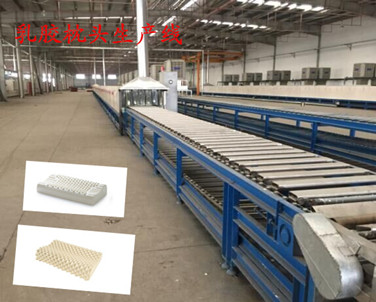 歡迎云南客戶(hù)來(lái)我公司考察乳膠床墊生產(chǎn)線