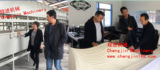 程進機械為泰國純天然乳膠產品制造商提供技術支持和定制服務