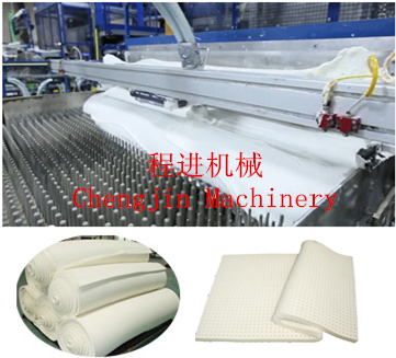 乳膠床墊流水線的應用