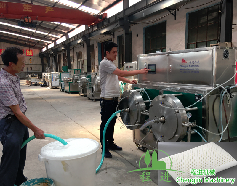 CCJ-50(雙頭枕頭專用)電腦PLC乳膠發泡機